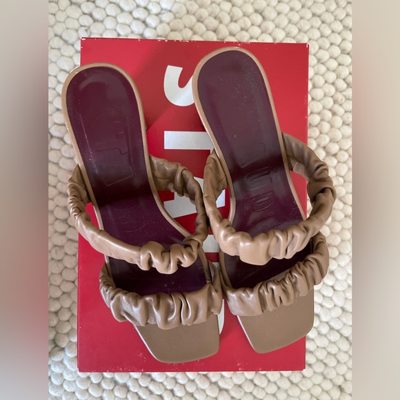 Staud Frankie Ruched Sandal - Picture 2 of 7